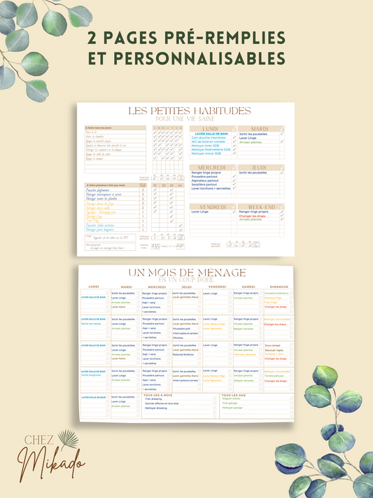 Jeu du ménage "un Adulte"