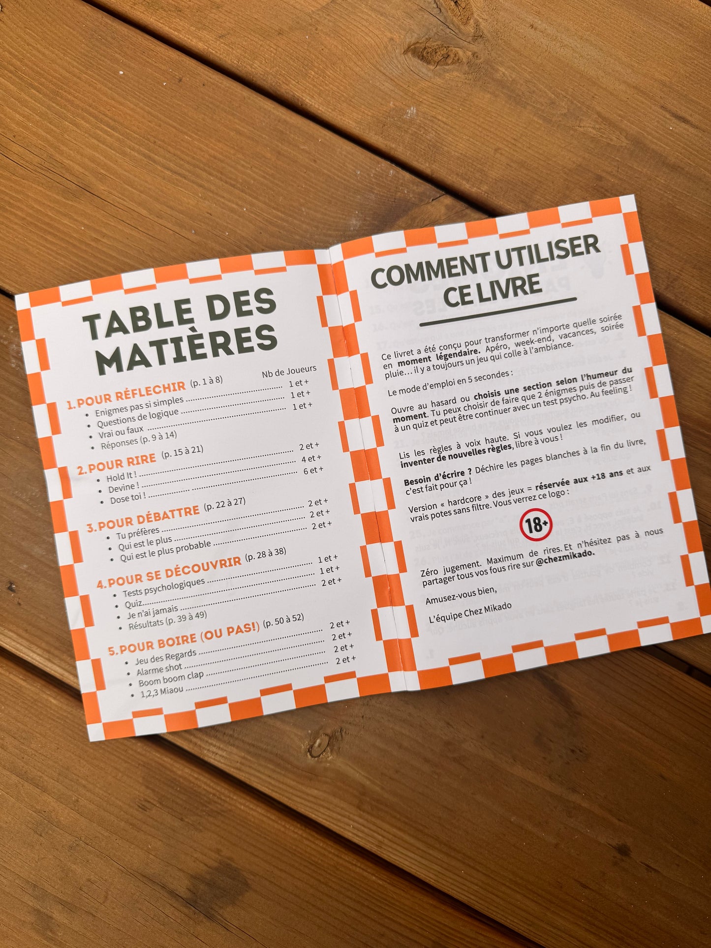 Livre de Jeux entre Potes (18+)
