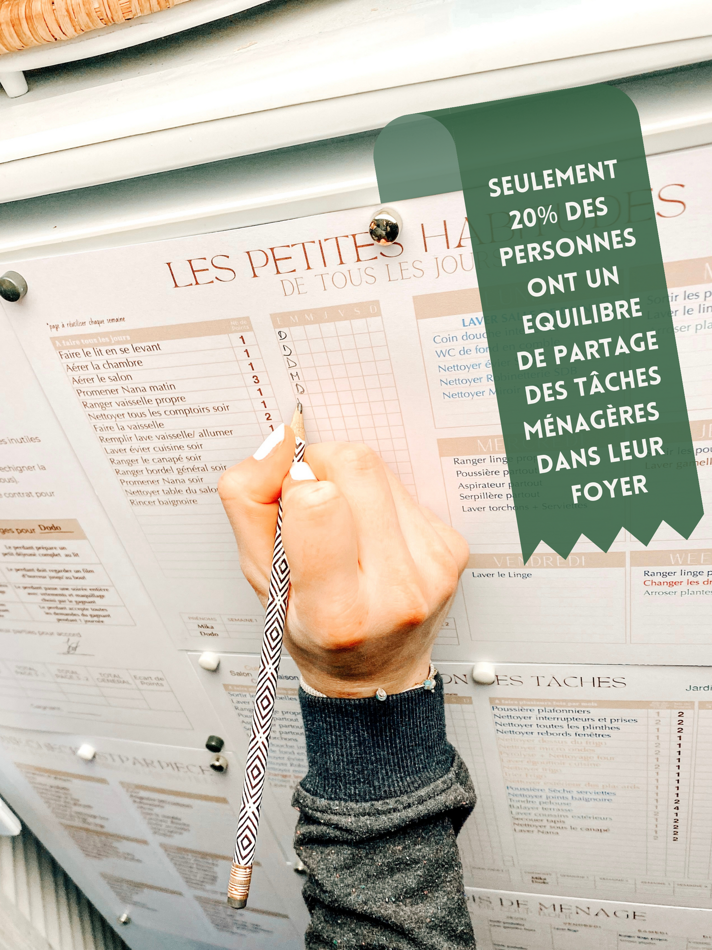 Jeu du ménage "De 3 à 5 adultes + enfants"