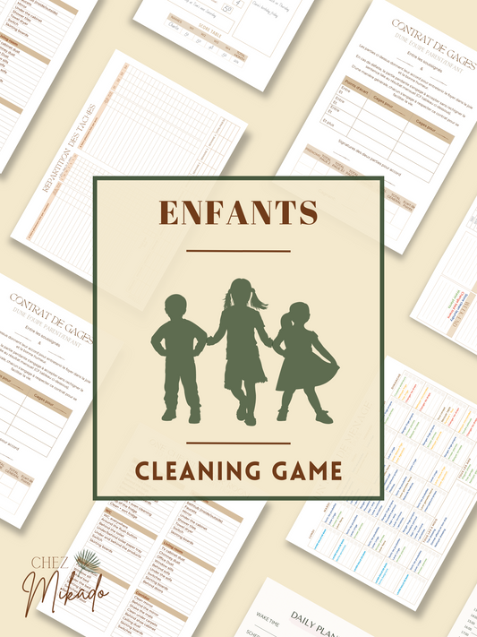 Le jeu du ménage ENFANTS (2 ans et +)