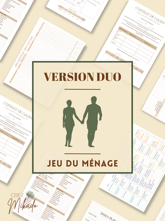 Jeu du ménage "en duo"